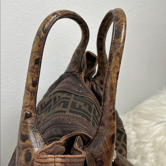 💯Authentic Fendi Zucca FF Spy Handbag🍀 - Picture 10 of 17